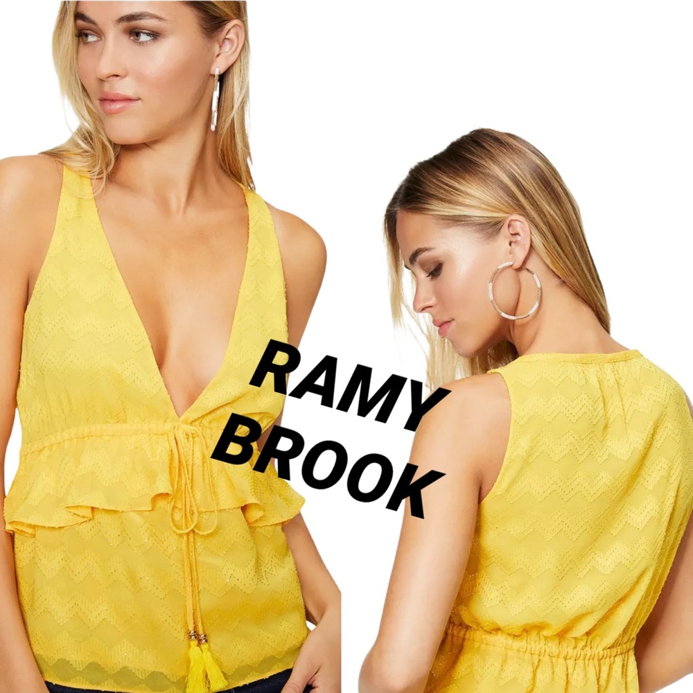 Ramy Brook Maddy embellished Yellow summer casual vacation style comfy outdoor